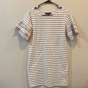 Romeo + Juliet Couture T-shirt Dress (gray&white)